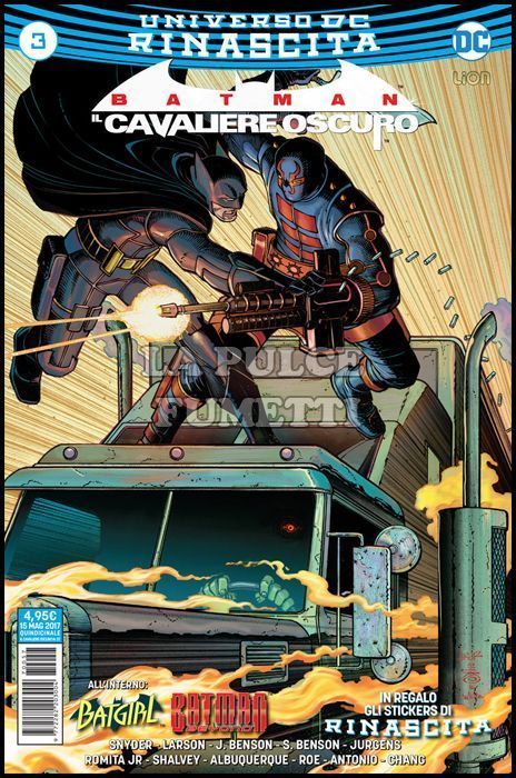 BATMAN IL CAVALIERE OSCURO # 57 - BATMAN IL CAVALIERE OSCURO 3 - RINASCITA + STICKERS